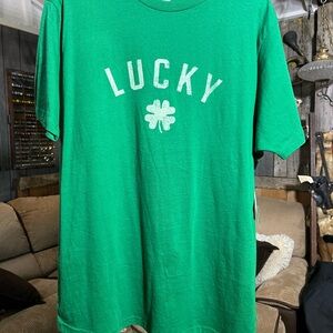 Celebrate It Green Tee with Shamrock